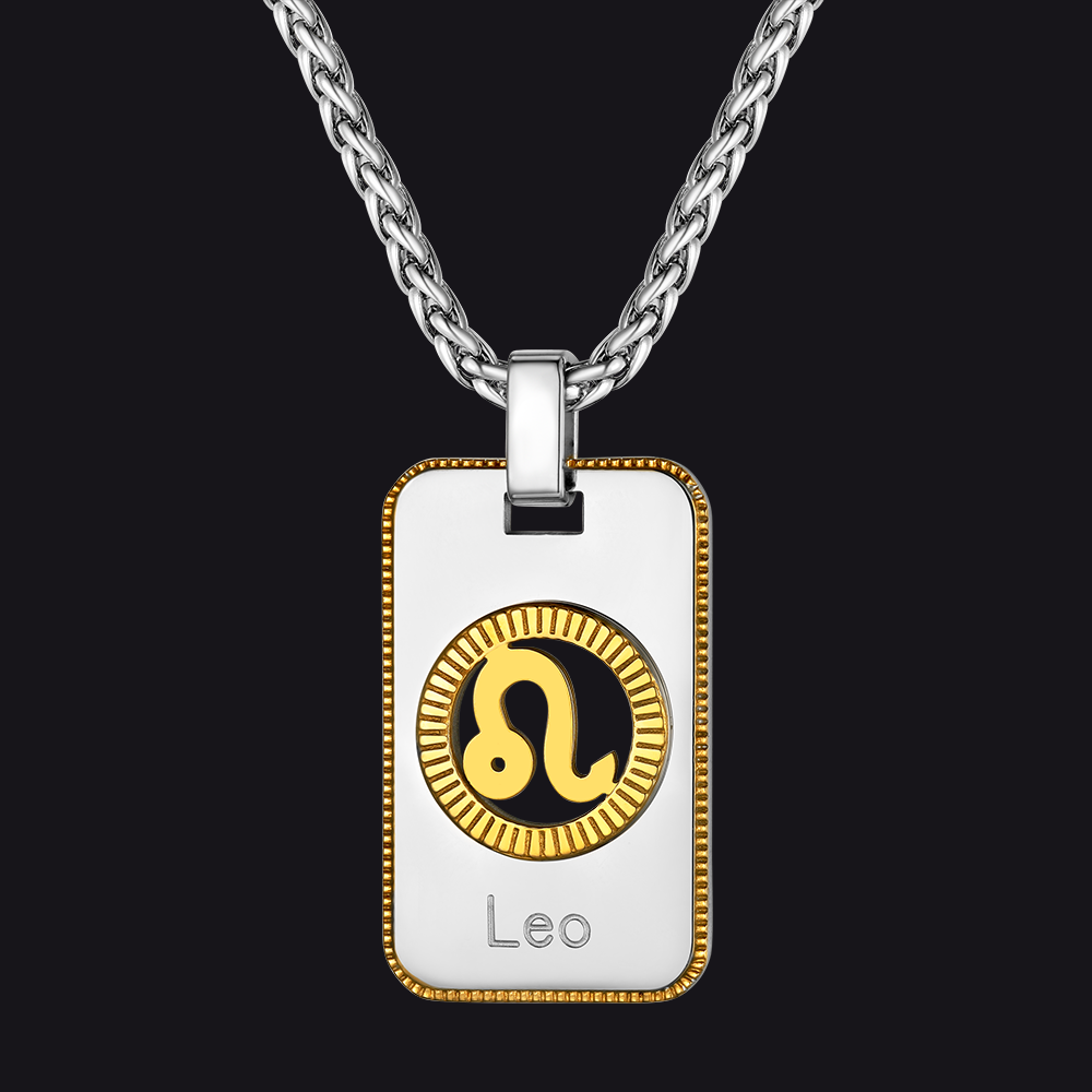 Faithheart 12 Constellation Horoscope Custom Necklace for Men Women