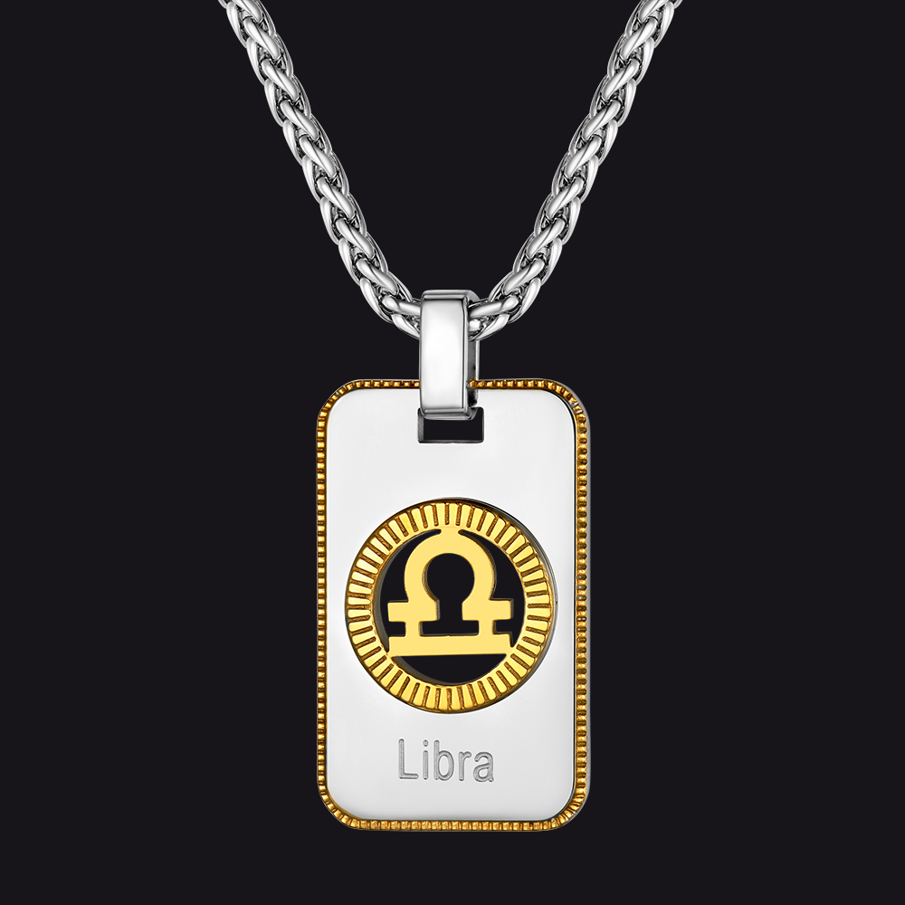 Faithheart 12 Constellation Horoscope Custom Necklace for Men Women