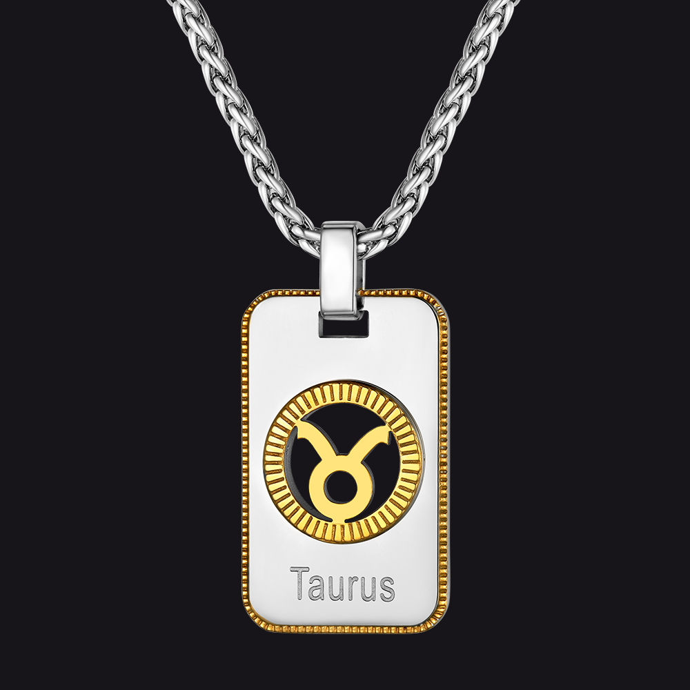 Faithheart 12 Constellation Horoscope Custom Necklace for Men Women