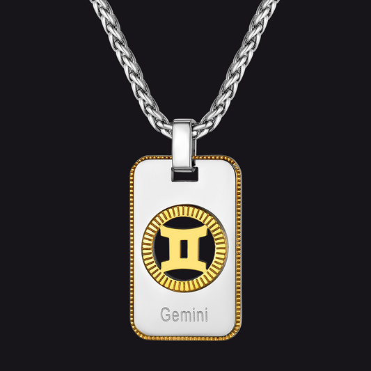Faithheart 12 Constellation Horoscope Custom Necklace for Men Womenimg