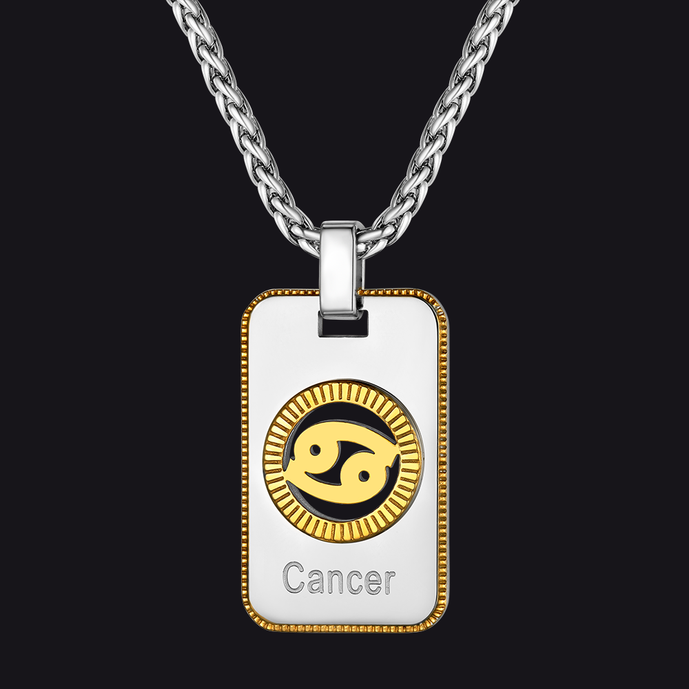 Faithheart 12 Constellation Horoscope Custom Necklace for Men Women