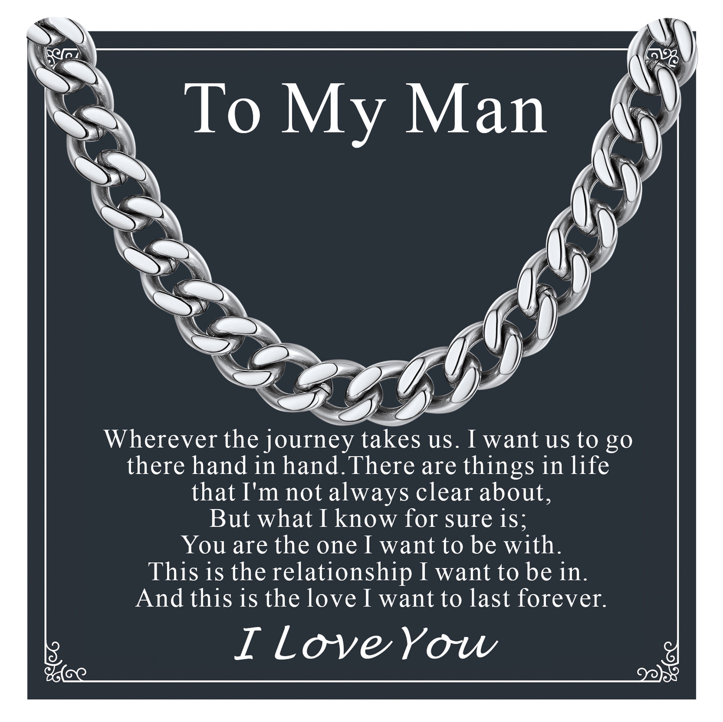 Sturdy Cuban Chain Necklace for Men 5/7/9/12MM Width