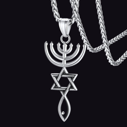 FaithHeart Messianic Seal Star of David Necklace Pendants FaithHeart