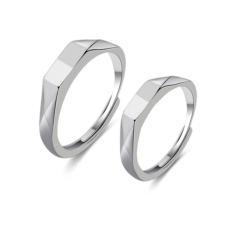 Adjustable ¡°I Love You¡± Projection Promise Rings for Couple