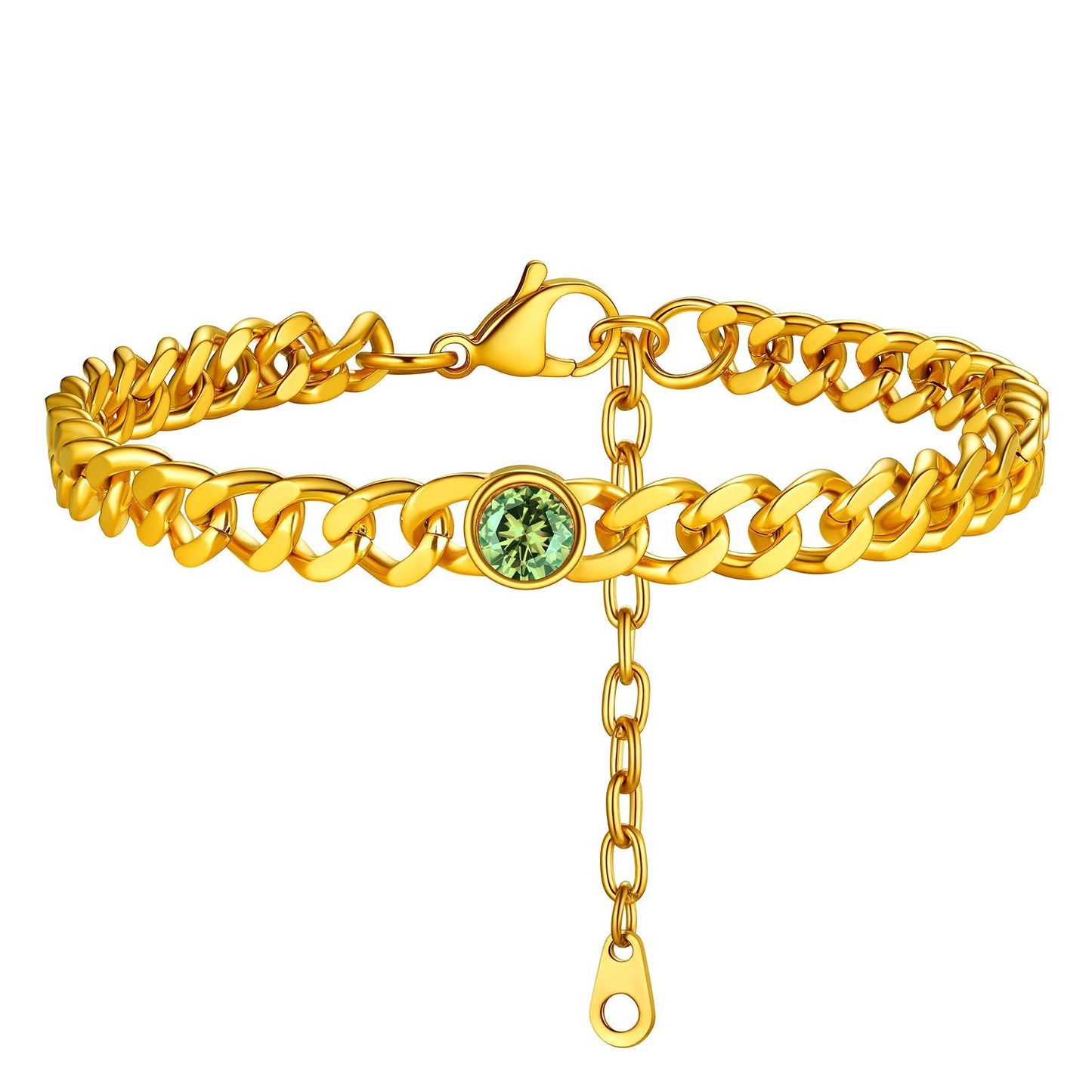 August Birthstone Anklet PSA40044