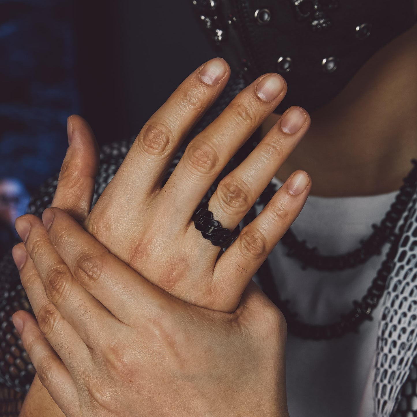 FaithHeart Retro Style Biker Stainless Steel Chain Rings FaithHeart