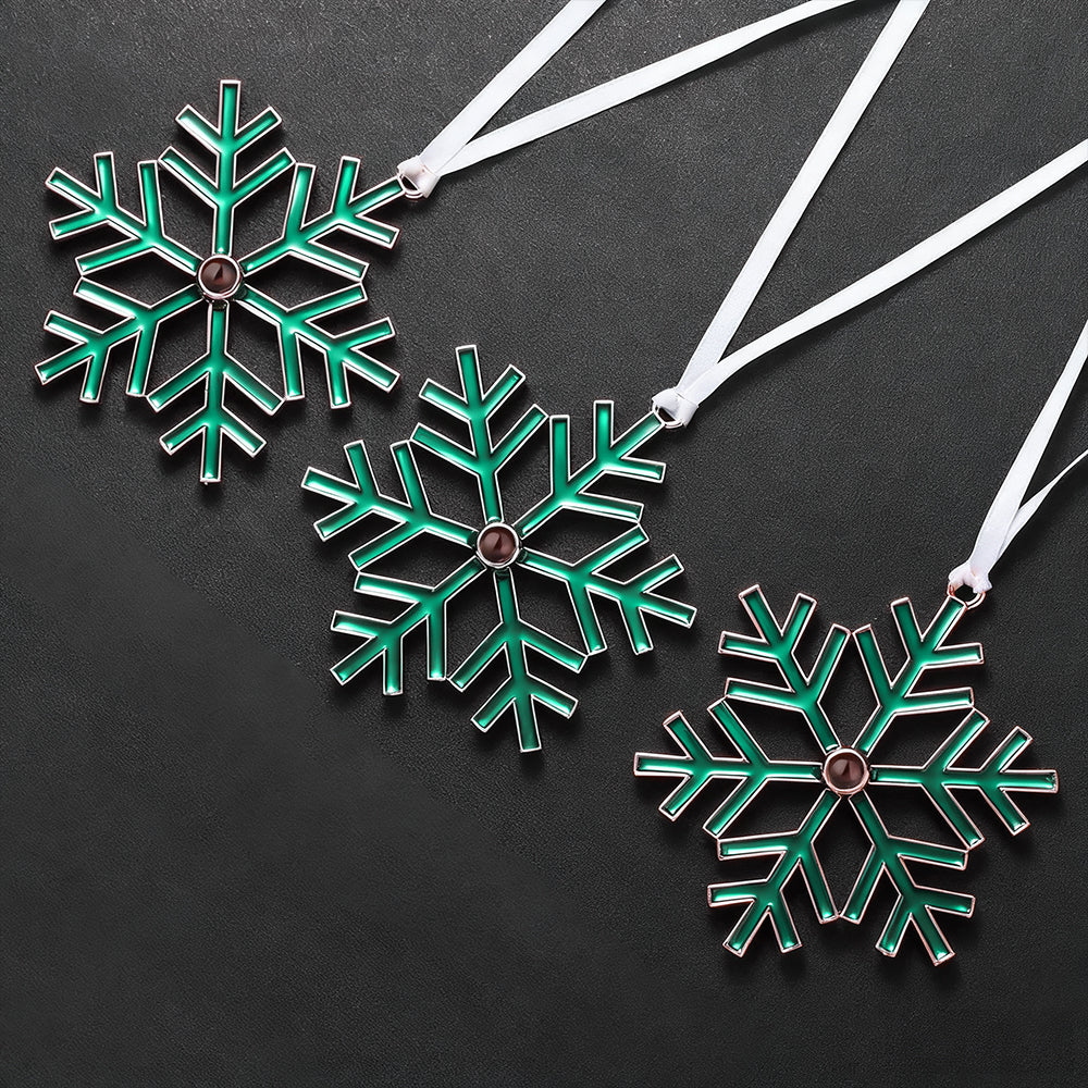 Ornament Hanging on Christmas Tree Branch – Custom Holiday Keepsake