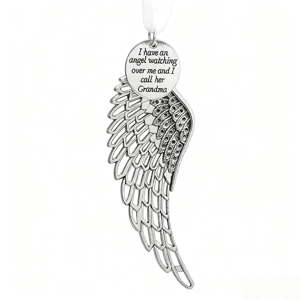 Custom Angel Wing Christmas Ornament Memorial Gift