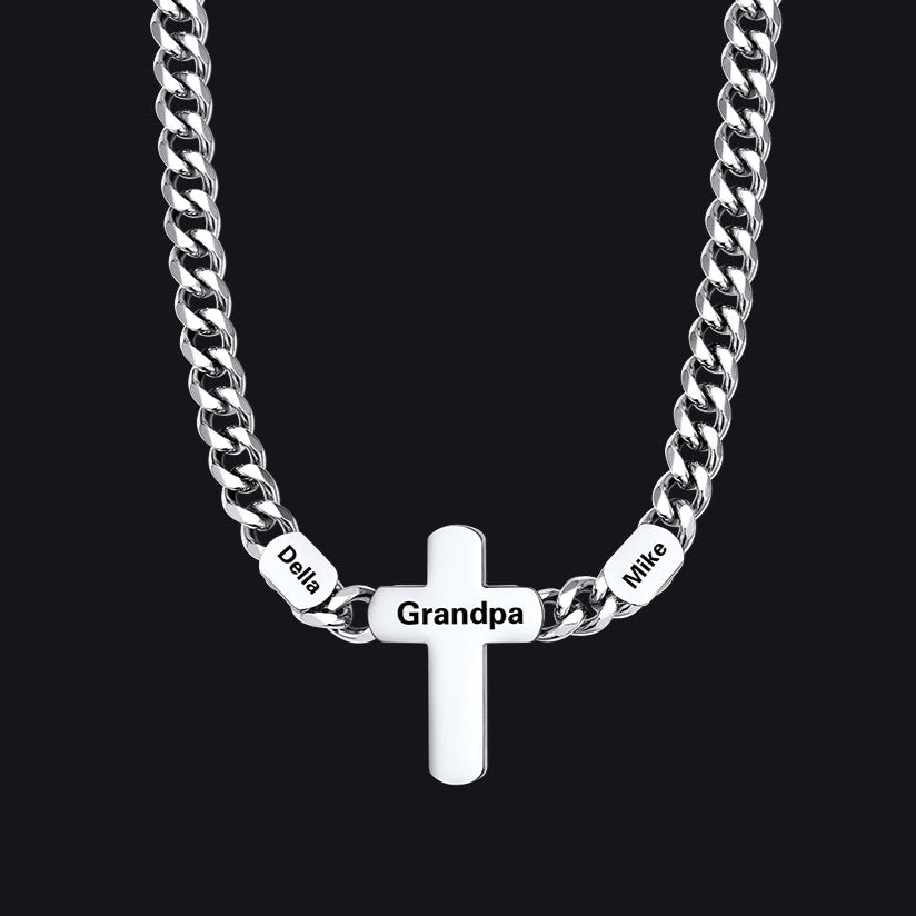 2-Name Custom Cuban Link Necklace
