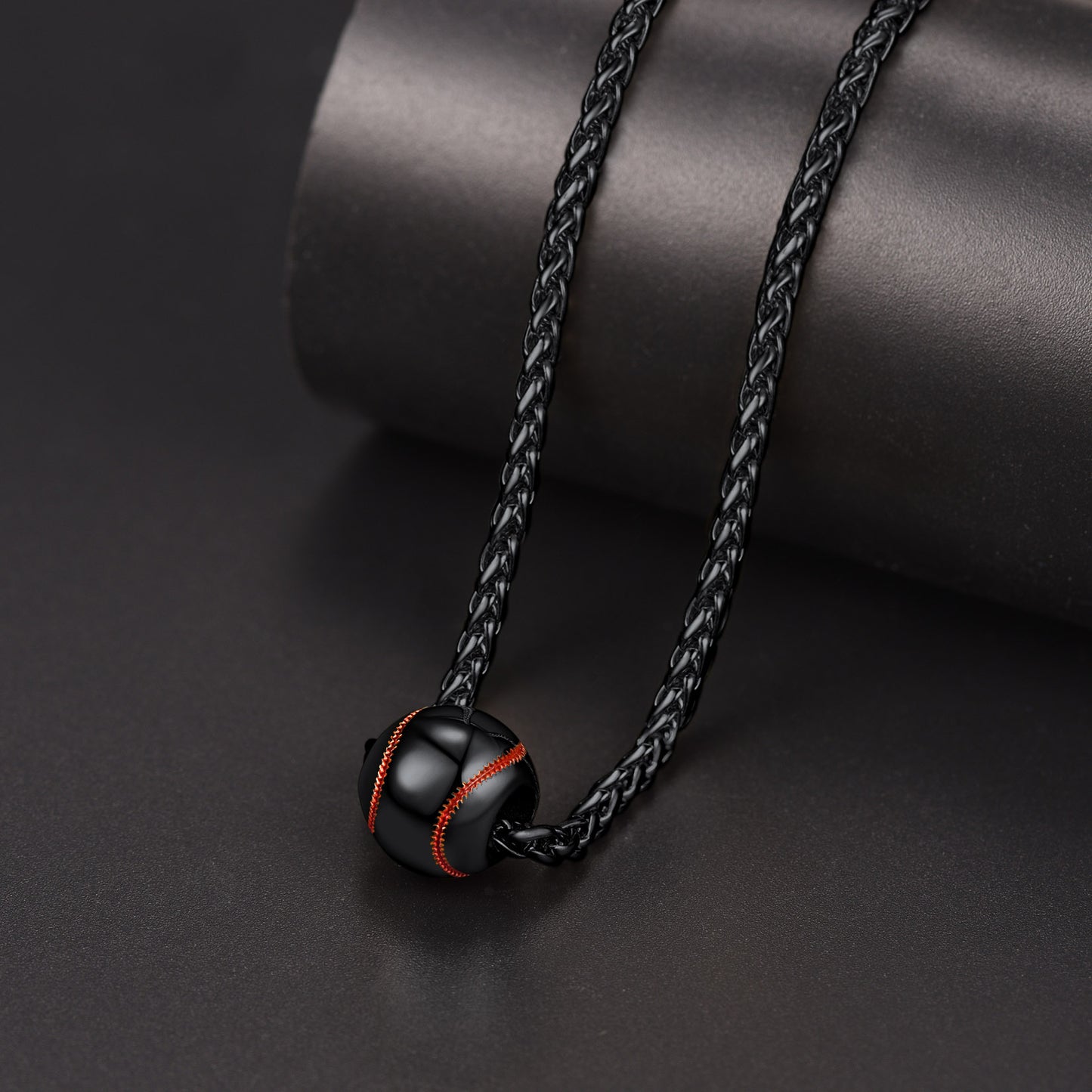Trendy 3D Baseball Pendant Sport Necklace for Men Women FaithHeart