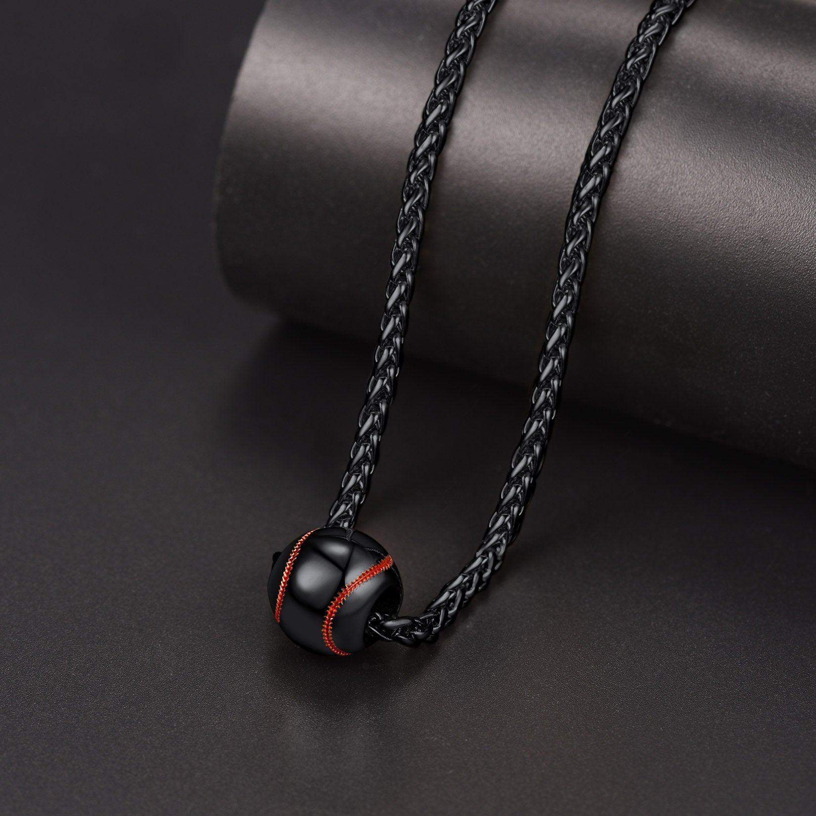 Trendy 3D Baseball Pendant Sport Necklace for Men Women FaithHeart