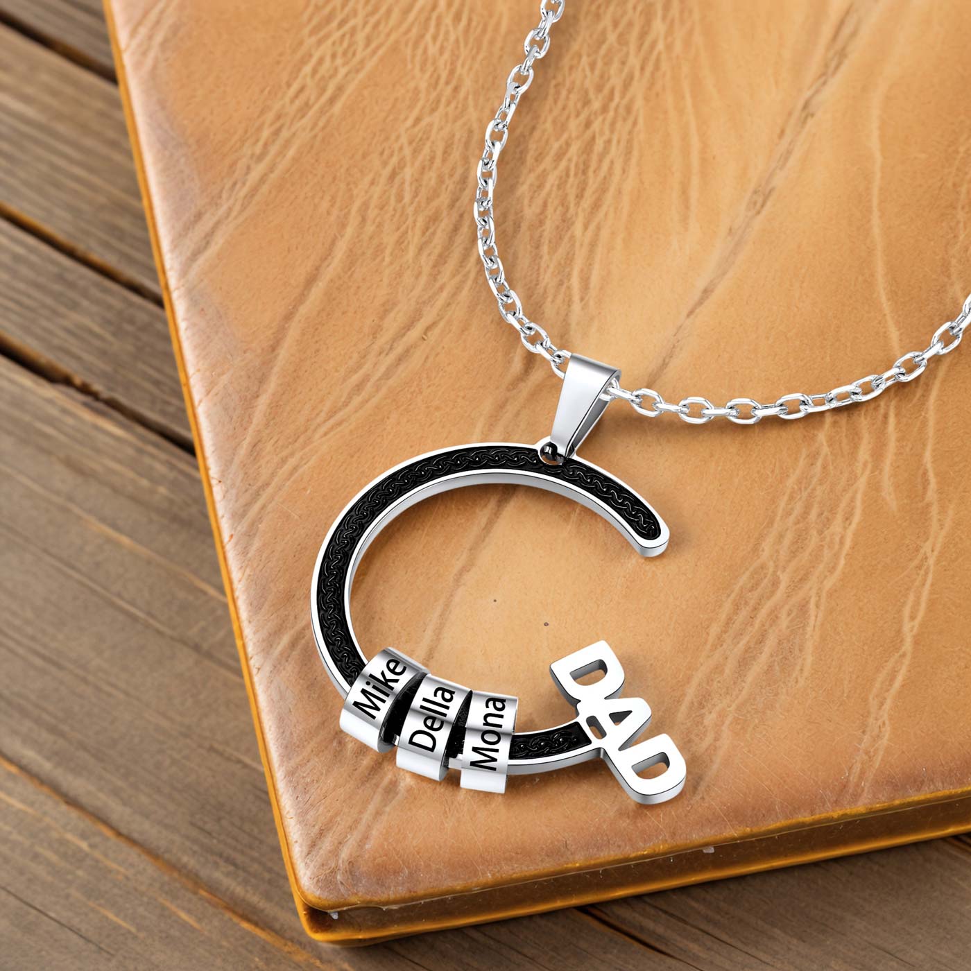 Beads Dad Necklace for men BSP210071