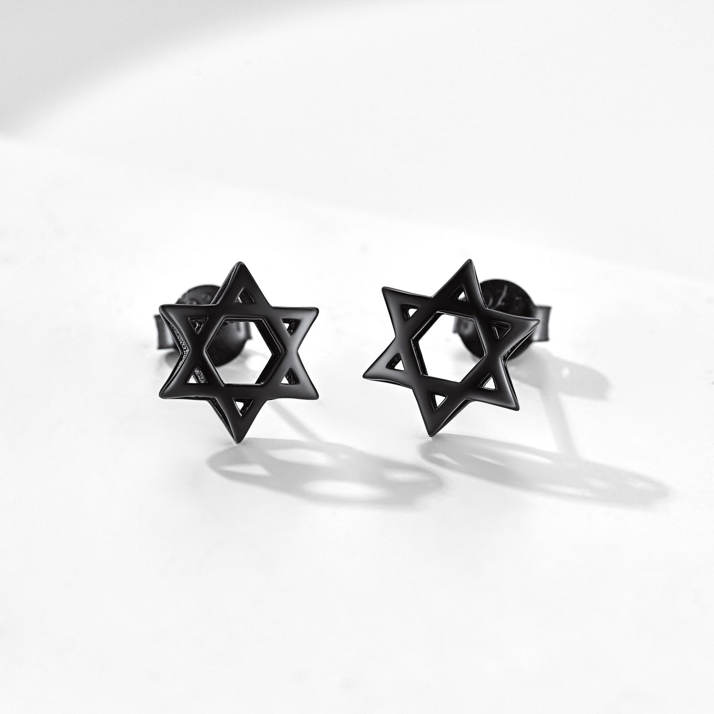 FaithHeart Star of David 925 Sterling Silver Dainty Stud Earrings FaithHeart