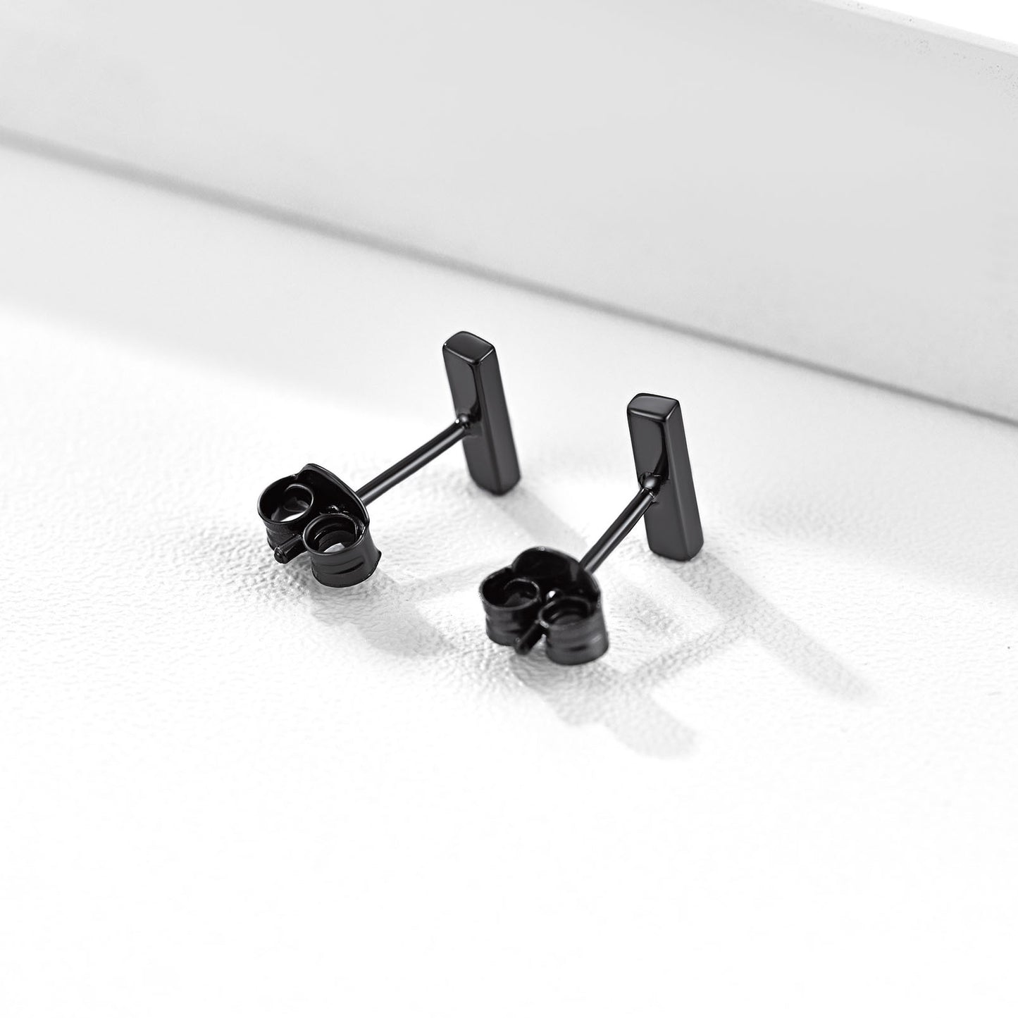 FaithHeart 925 Sterling Silver Minimalist Dainty Simple Bar Stud Earrings FaithHeart