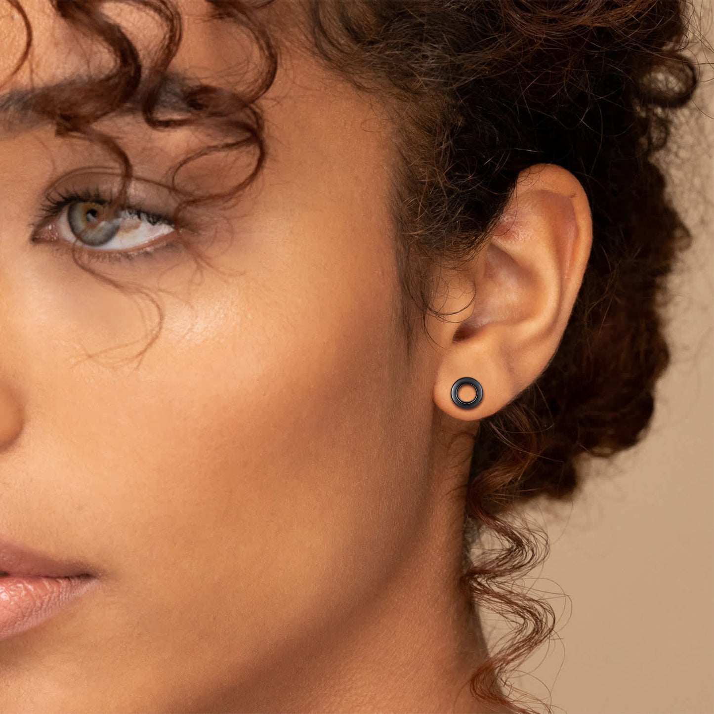 FaithHeart 925 Sterling Silver Dainty Simple Circle Stud Earrings FaithHeart
