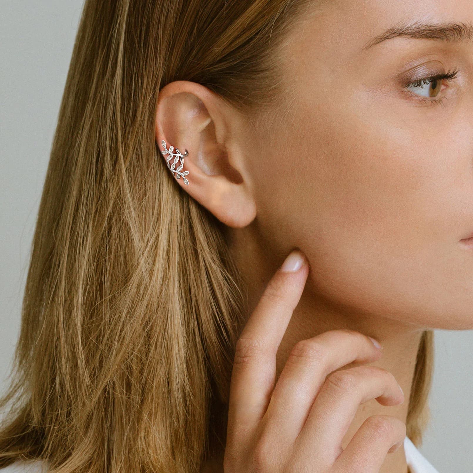 FaithHeart 925 Sterling Silver Non Piercing Clip on Cartilage Ear Cuff Earrings FaithHeart