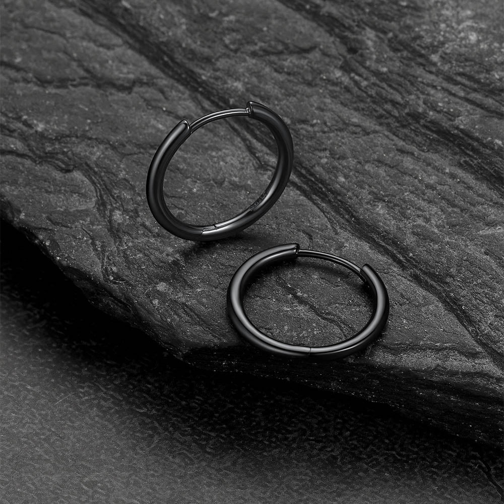 925 Sterling Silver Huggie Hoop Earring