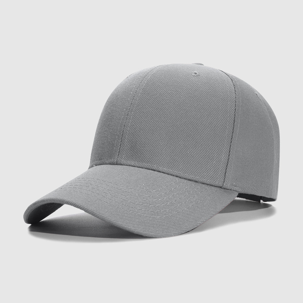 Grey No Custom Embroidery Baseball Cap for Men Women