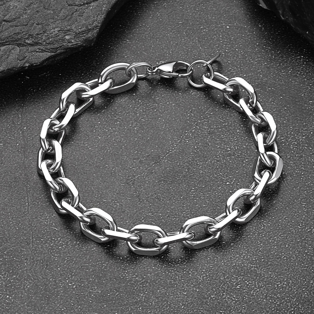 Rolo Link Chain Bracelet
