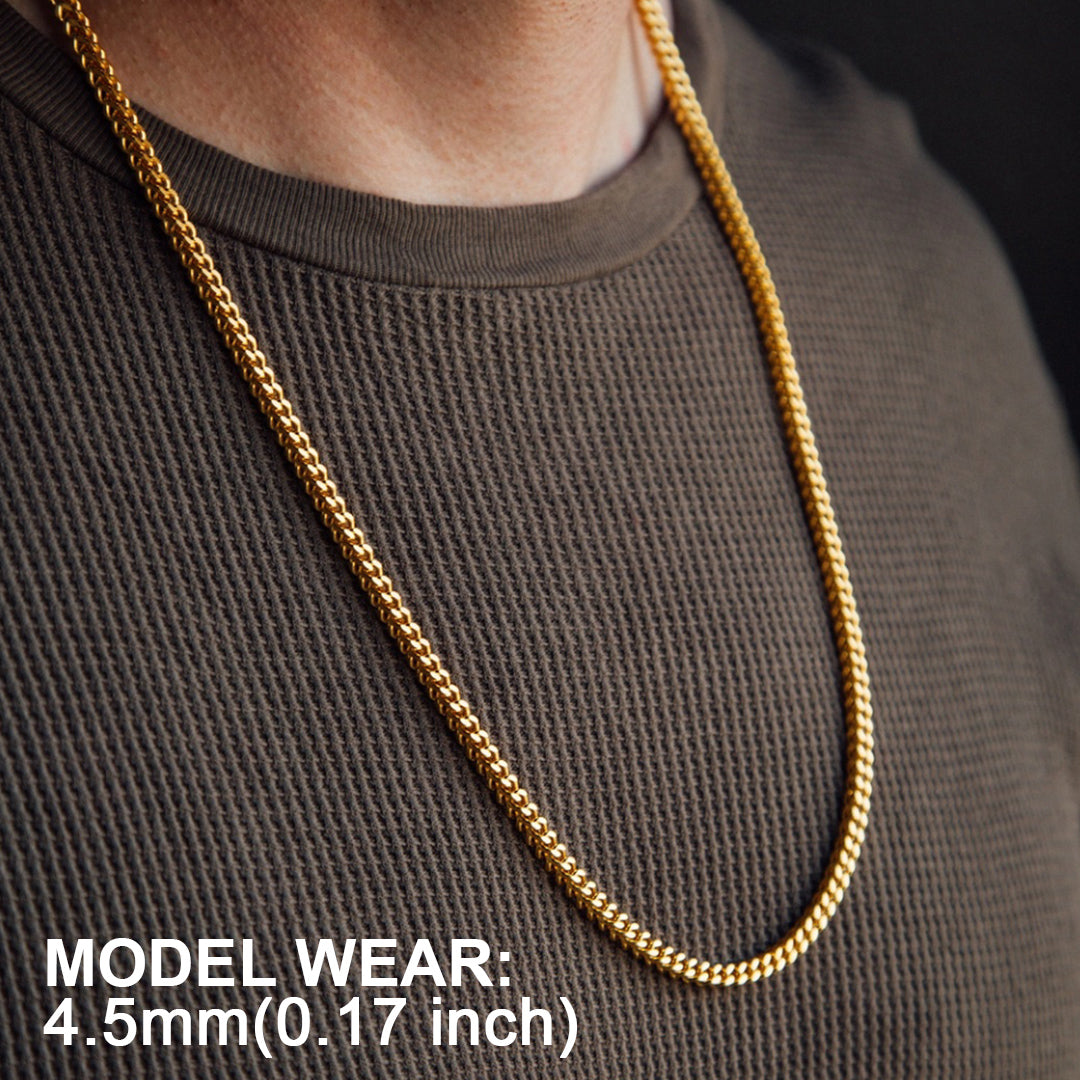 Hip Hop Cuban Link Chain Halsketten für Männer 4/6/9/13 MM Breite