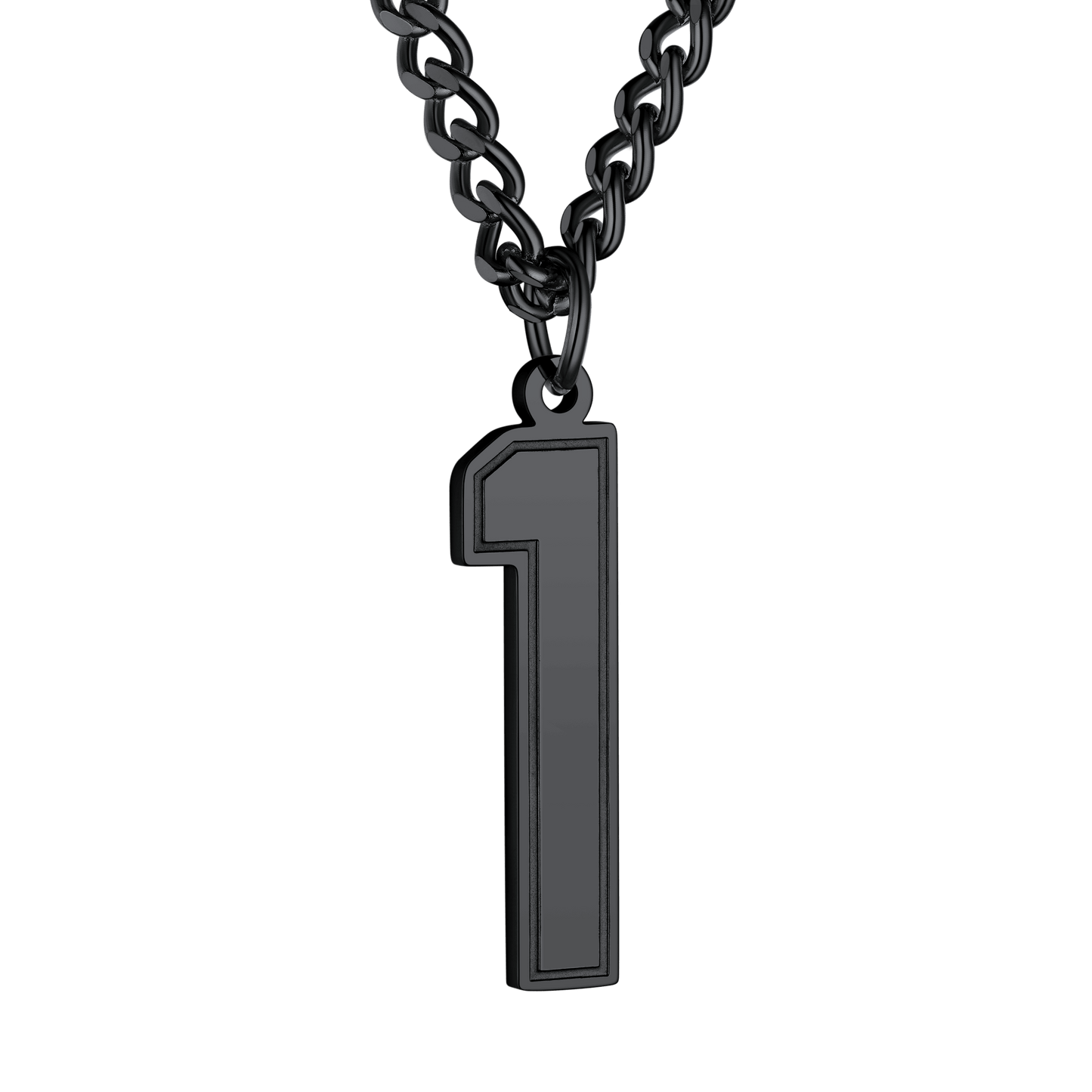 Personalized Sports Jersey Number Chain Necklace Fans Pendant