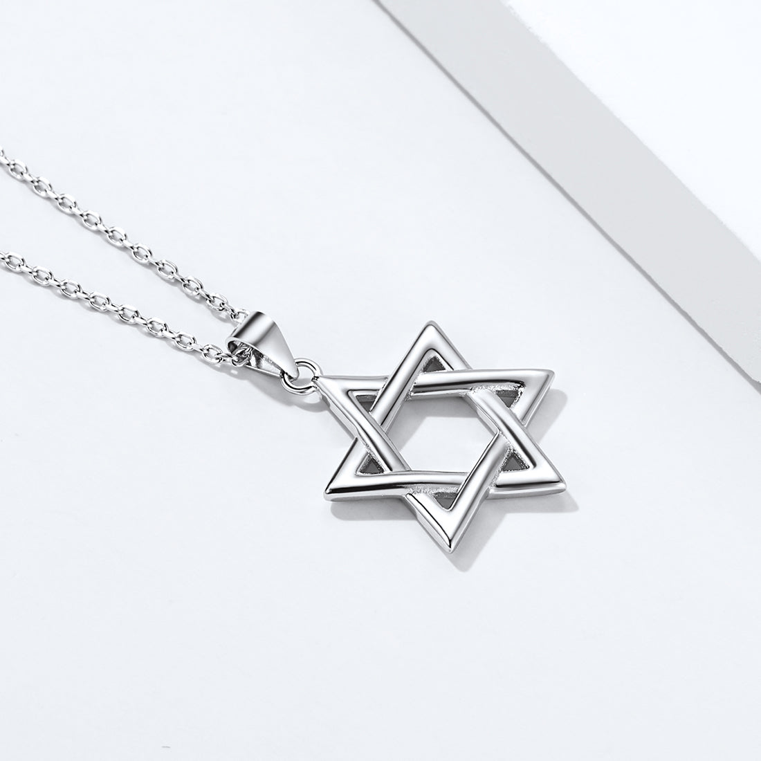 FaithHeart Star of David Sterling Silver Pendant Necklace FaithHeart Jewelry