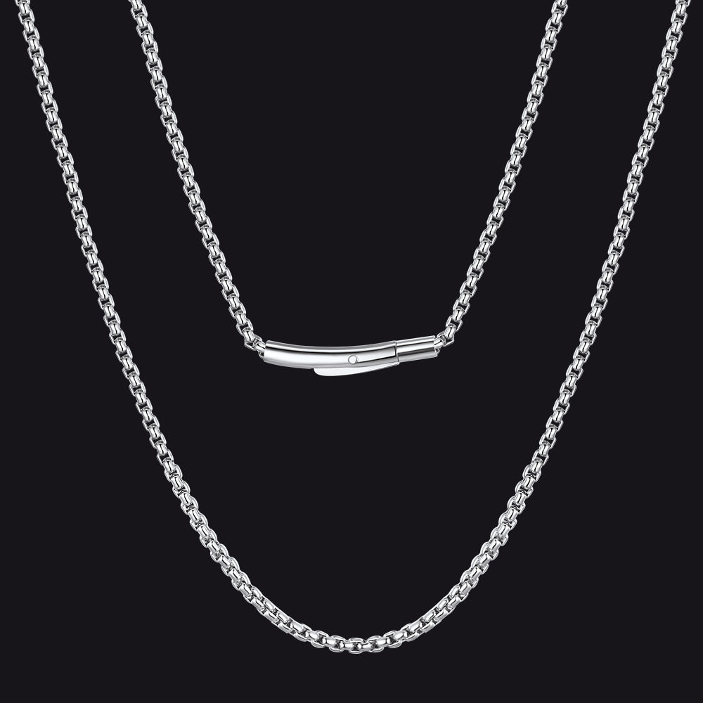 2mm Rolo Cable Chain Necklace