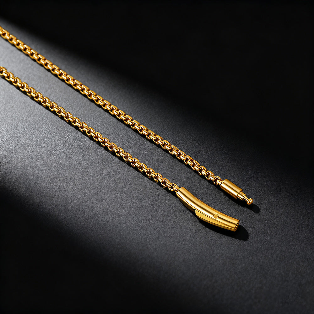2mm Rolo Cable Chain Necklace