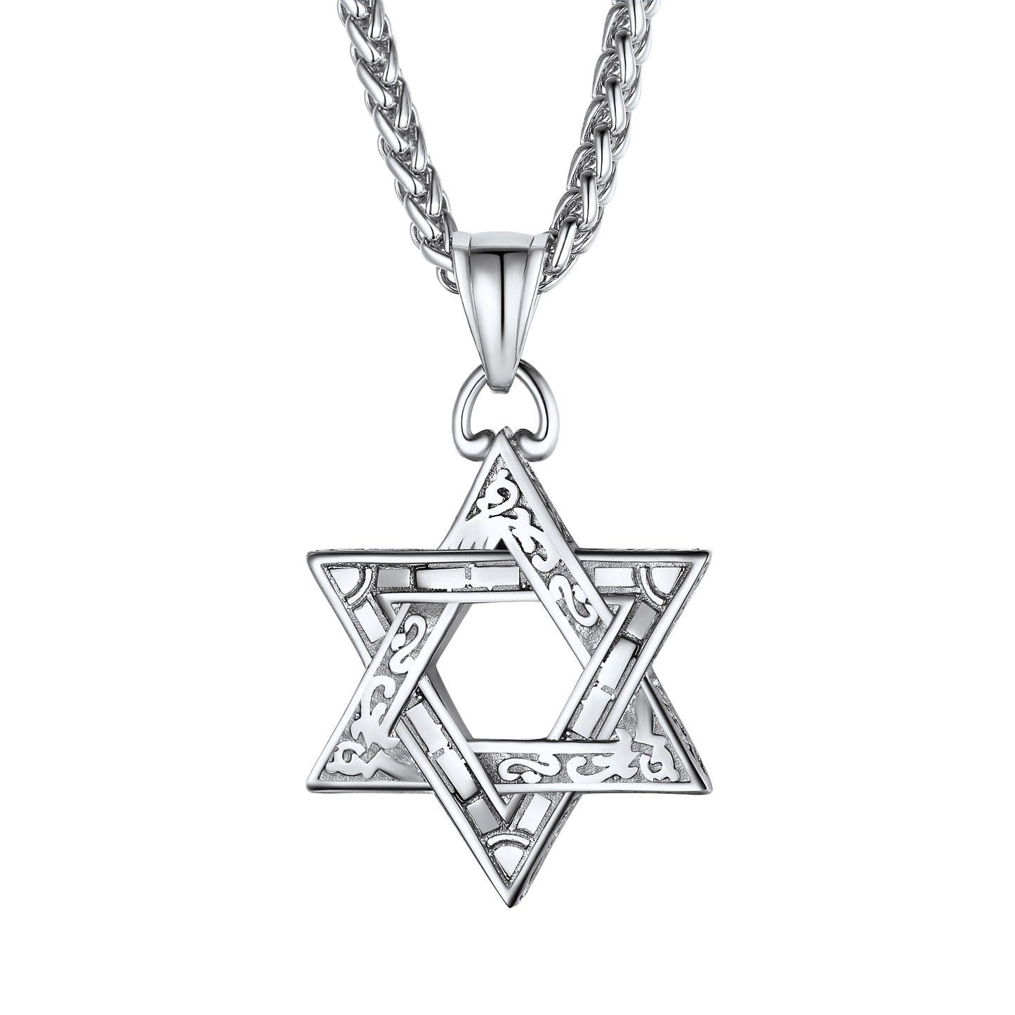 FaithHeart Star of David Pendant Necklace For Men/Women FaithHeart Jewelry