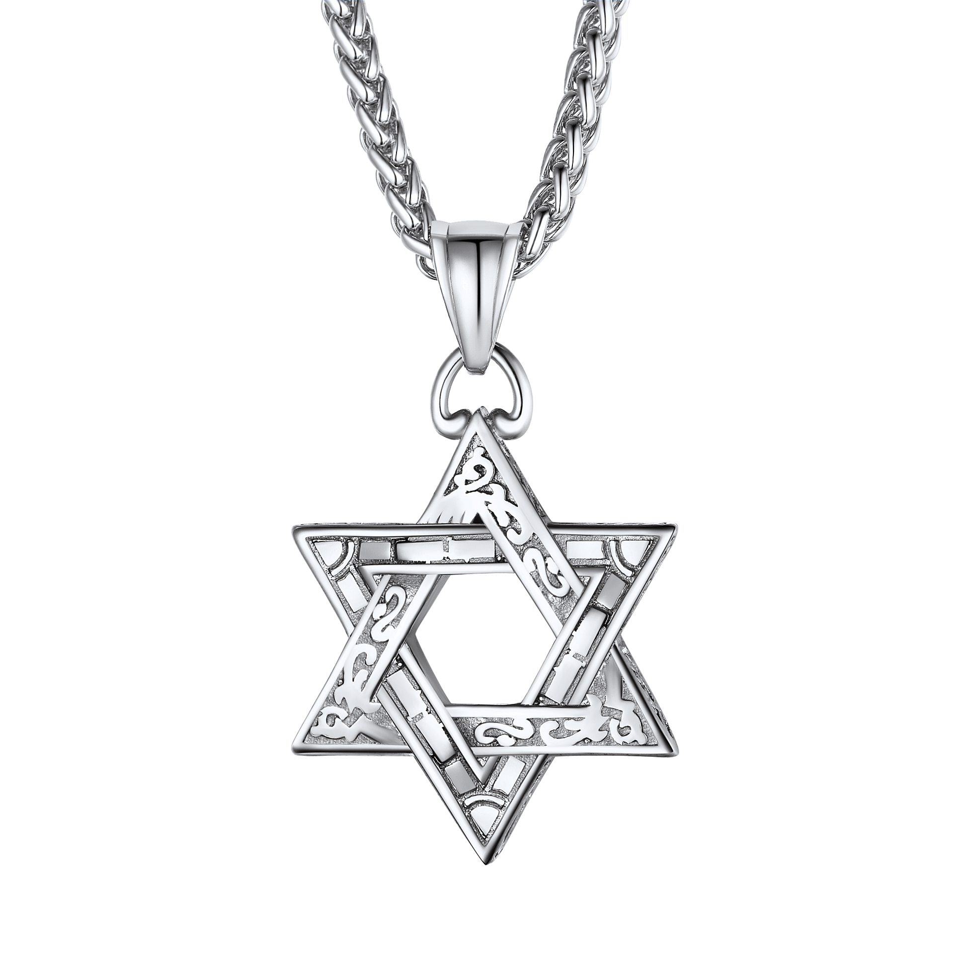 FaithHeart Star of David Pendant Necklace For Men/Women FaithHeart Jewelry