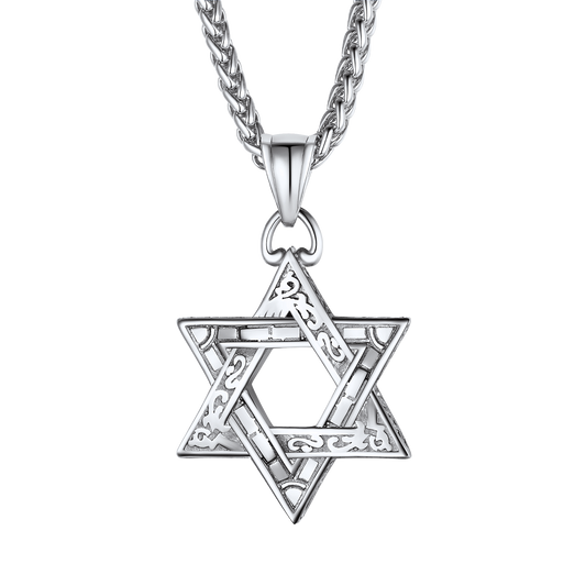 FaithHeart Star of David Pendant Necklace For Men/Women FaithHeart Jewelryimg