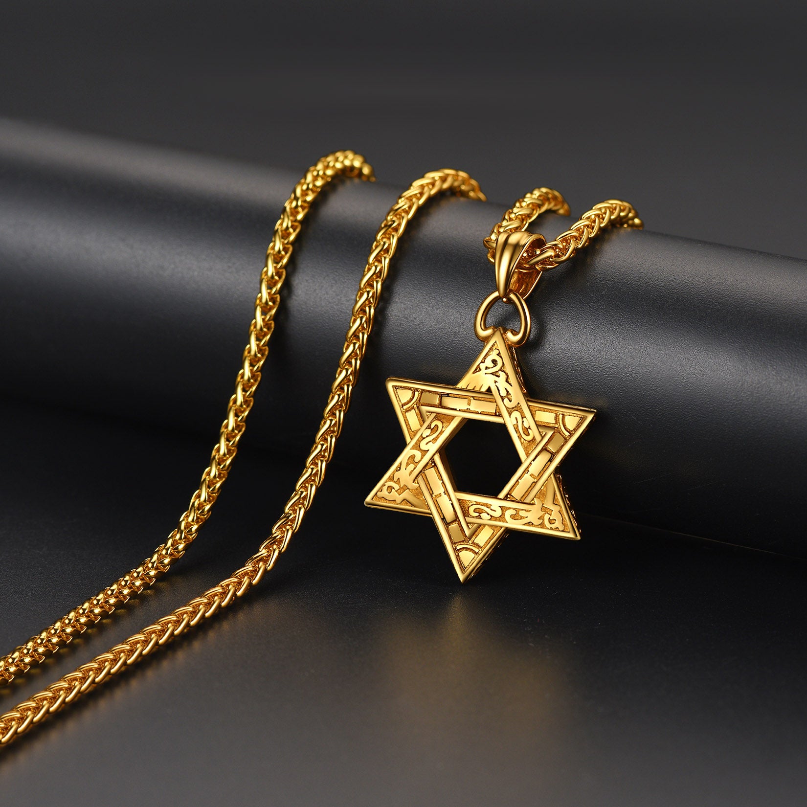 FaithHeart Star of David Pendant Necklace For Men/Women FaithHeart Jewelry