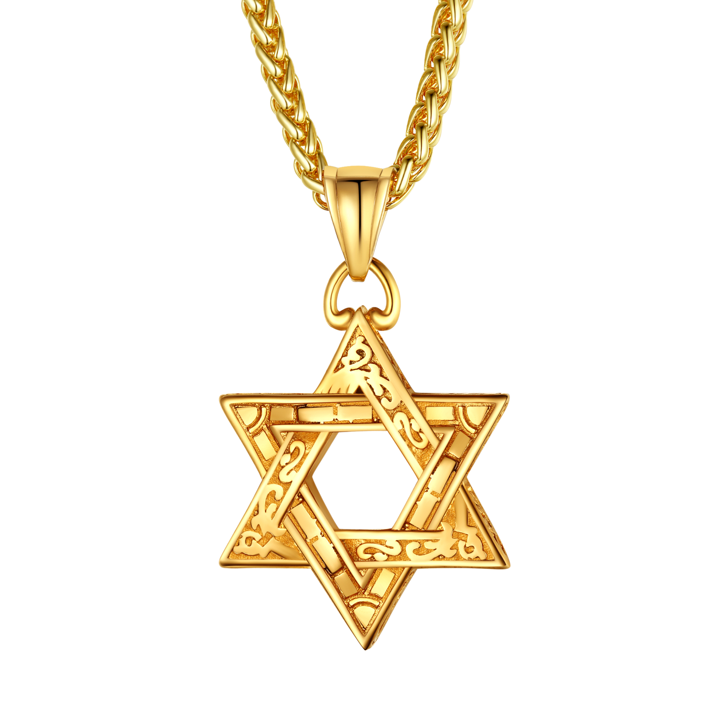 FaithHeart Star of David Pendant Necklace For Men/Women FaithHeart Jewelry