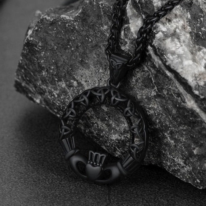 Celtic Knot Claddage Necklace