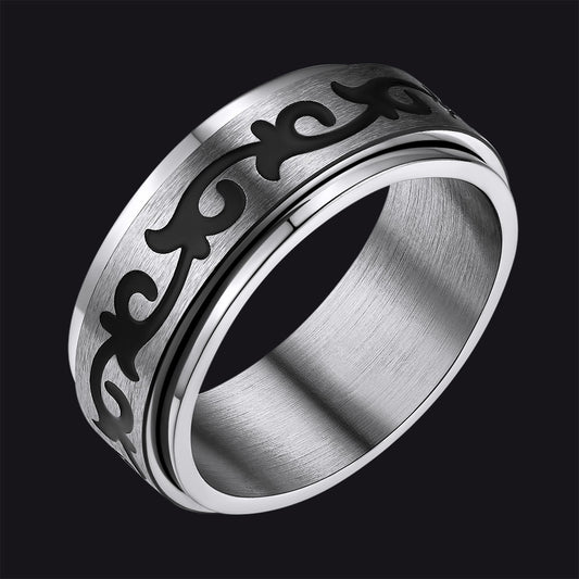 Celtic Knot Finger Spinner Band Ring for Menimg