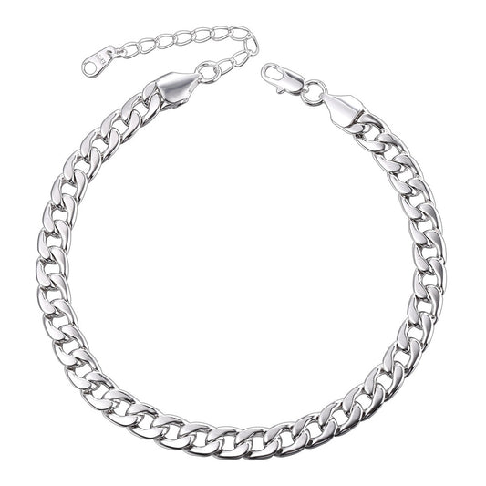 Cuban Chain Anklet Barefoot Jewelry for Women Girlsimg