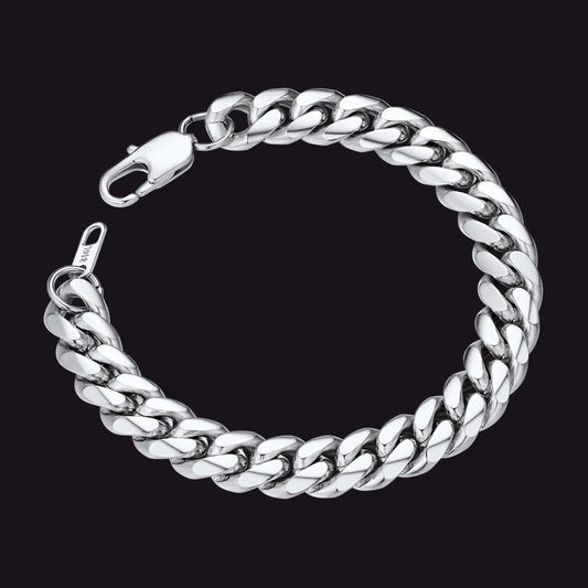 Stainless Steel Cuban Chain Bracelet for Menimg