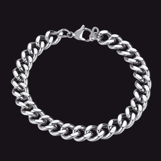 Cuban Chain Link Bracelet for Men 5/7/9/12mm Widthimg