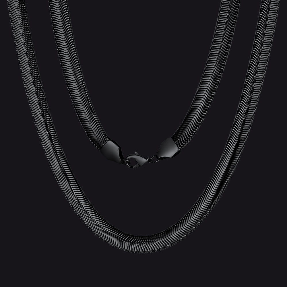 Snake Chain Link Necklace for Men Women 8MM