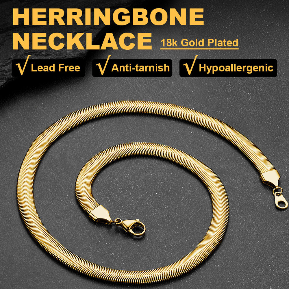 8mm Cuban Link Snake Chain Necklaces for Men Women