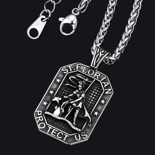 Custom Saint Florian Necklaceimg