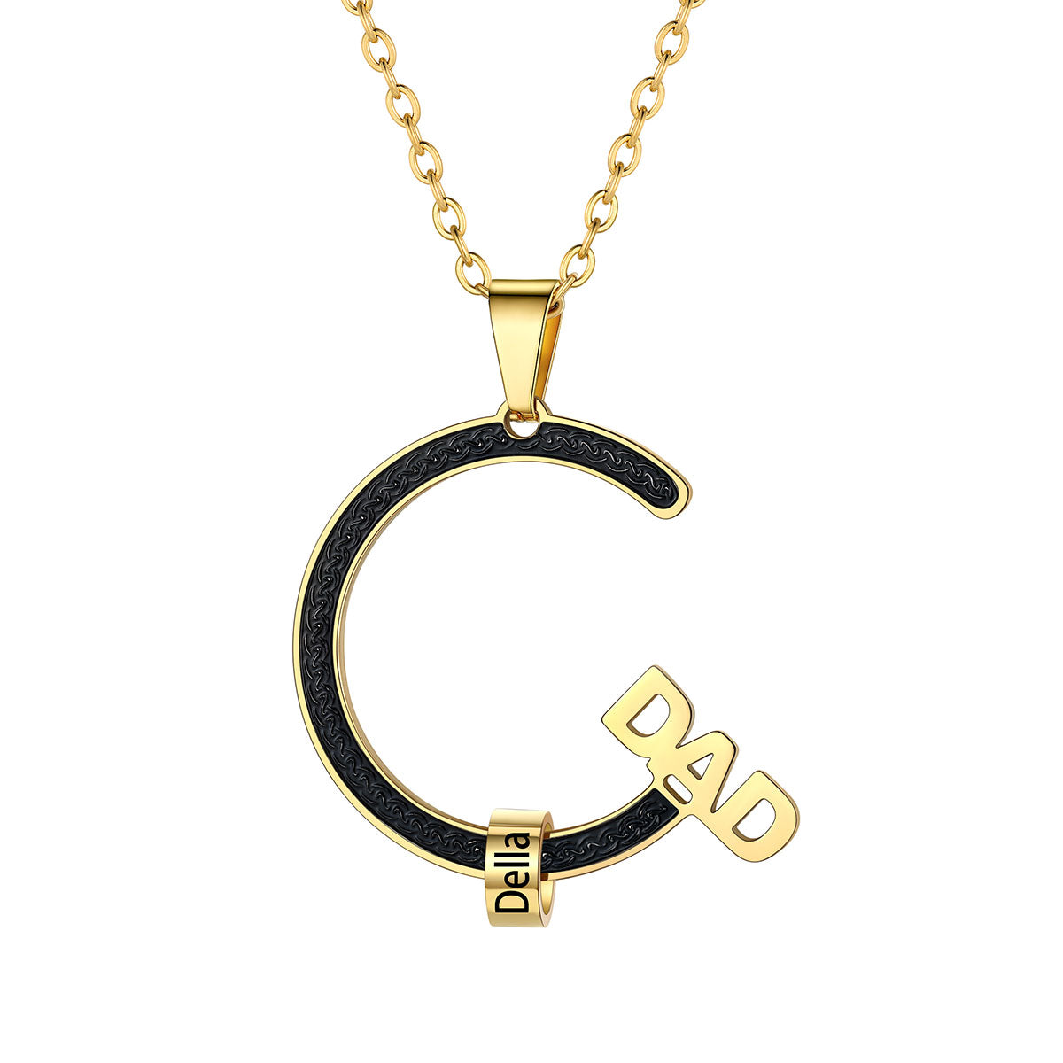 Custom 1 Beads Dad Necklace for men BSP210071