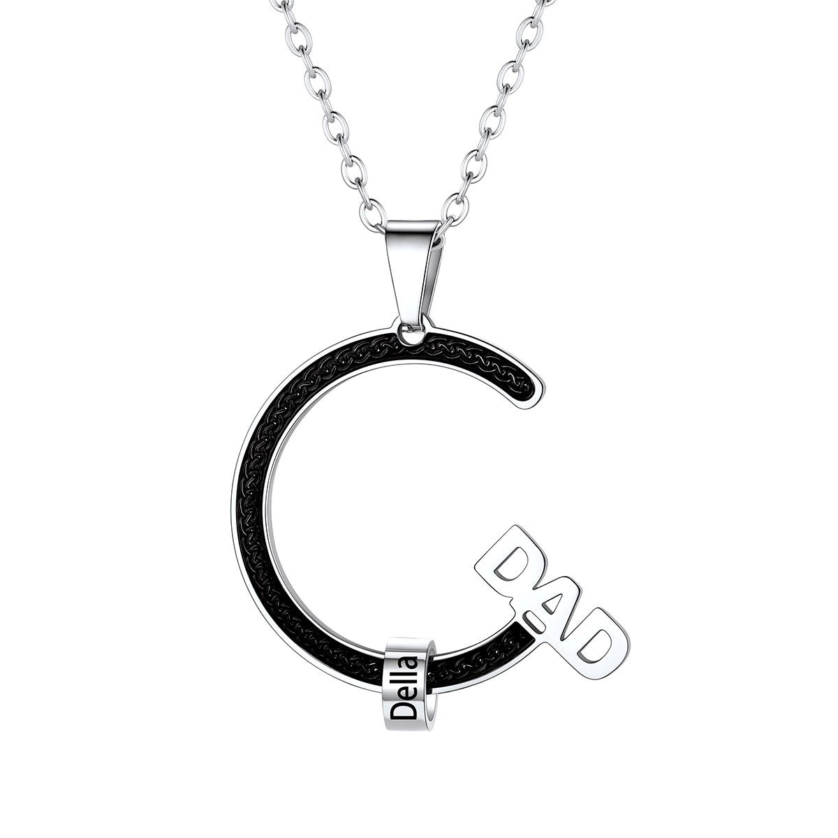 Custom Beads Dad Necklace for men BSP210071