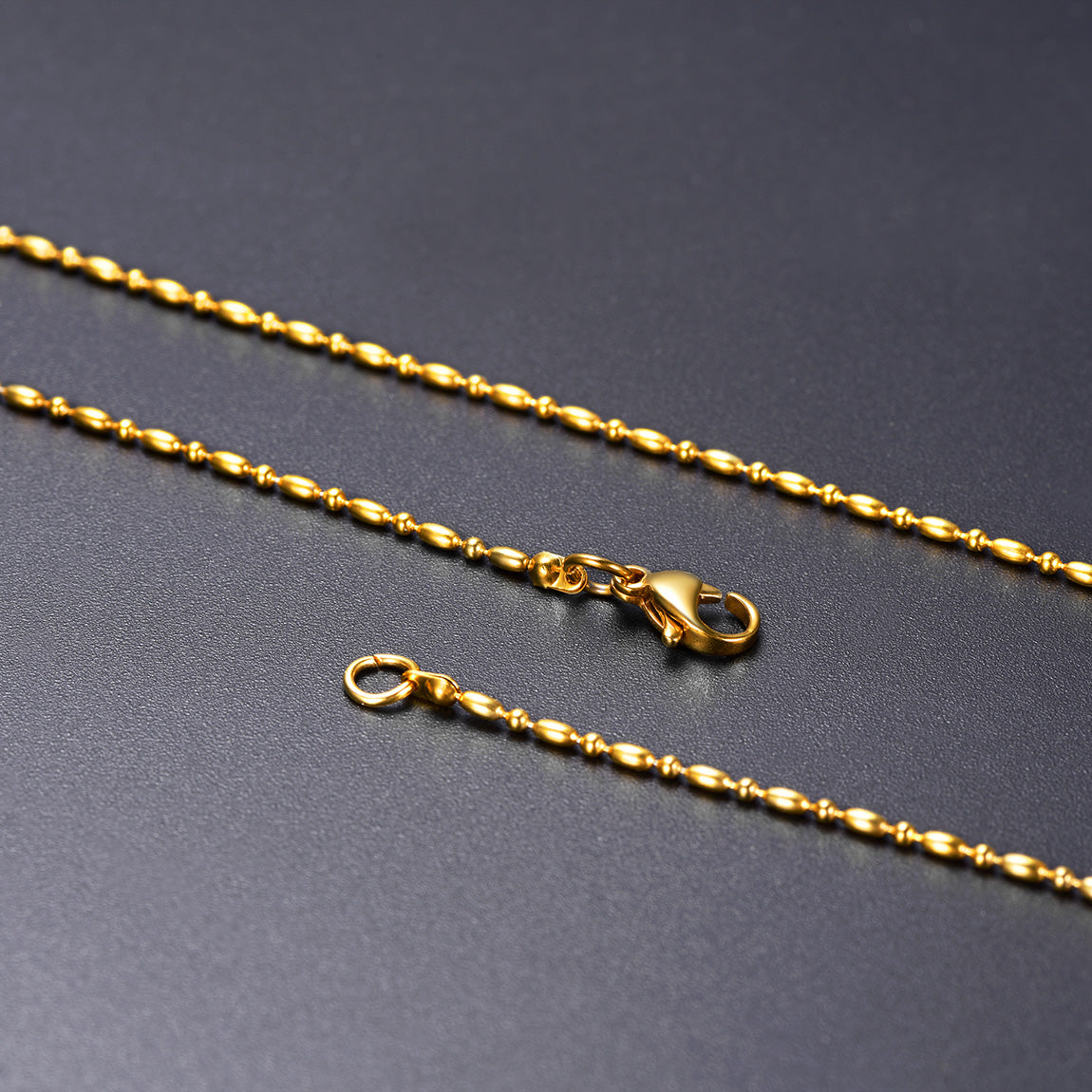 1.5MM Slim Rope Chain Necklace