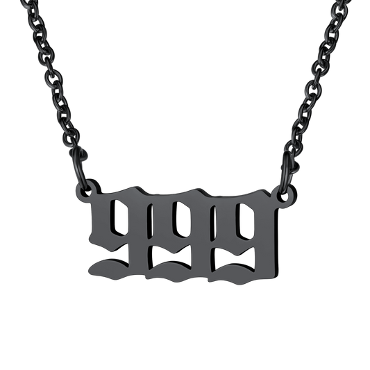 999 Angel Number Necklace - Spiritual Jewelryimg