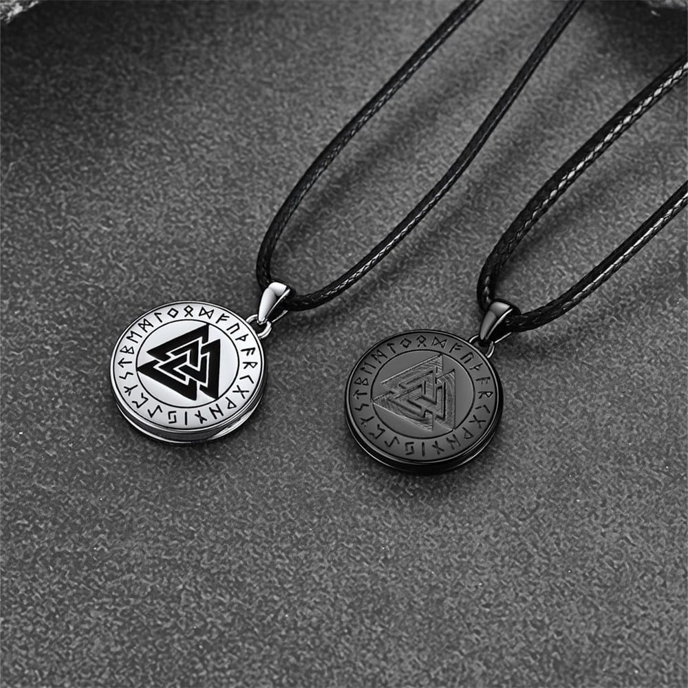 FaithHeart  Valknut Picture Locket Necklace