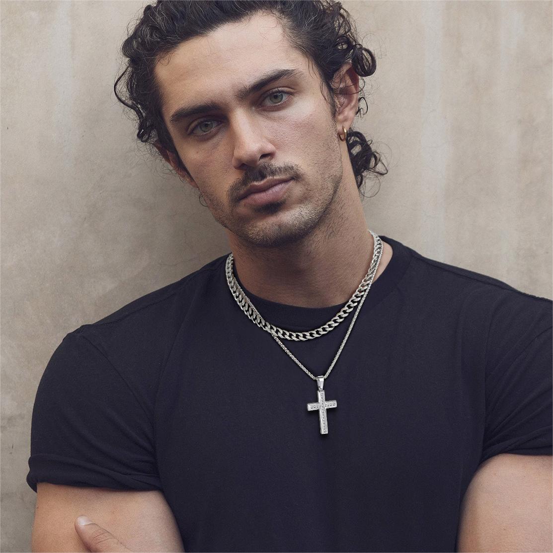 FaithHeart  Zirconia Cross Necklace