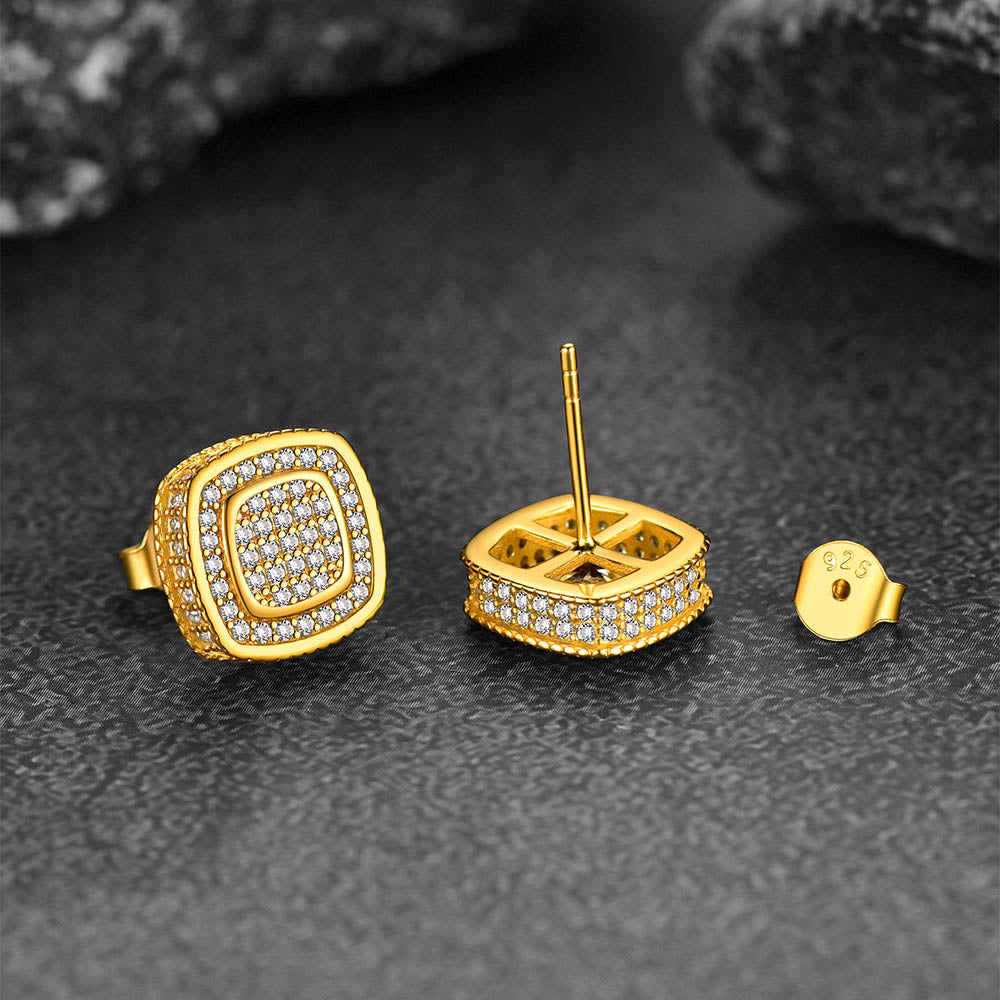 FaithHeart CZ Stud Earrings