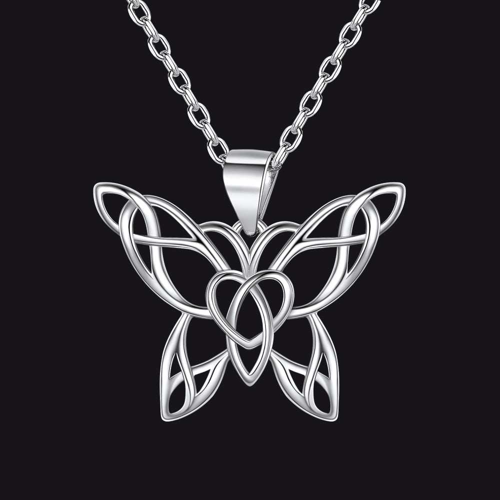 Celtic butterfly necklace hotsell