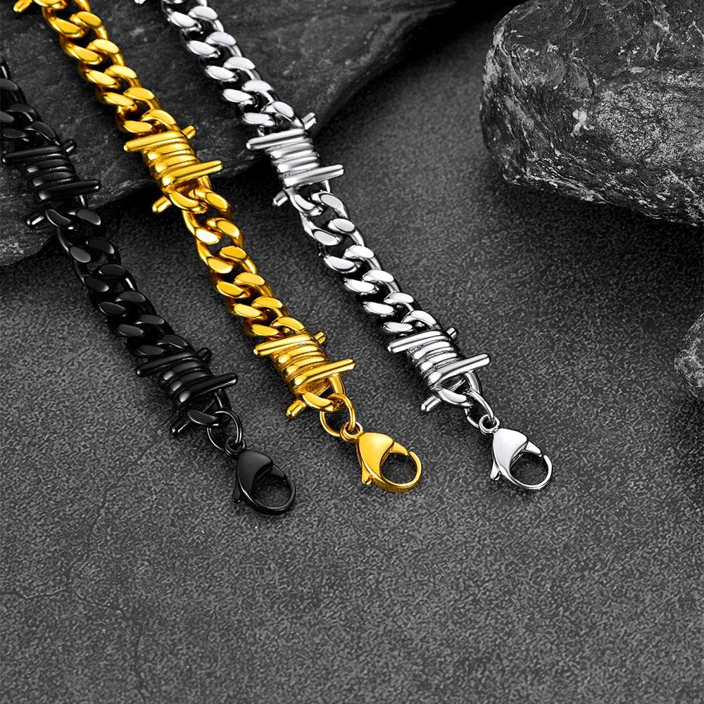 FaithHeart Cuban Link Bracelet